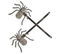Balacoo Spider for Hair Clips 2pcs Vintage Small Rhinestone Bobby Pins and Iron Material Hair Accessories Highlight Appearance Women Different Hairstyles