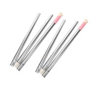 Balacoo Stainless Steel 3-Section Mop and Broom Handles 2 Sets 123Cm Telescoping Poles for Household Floor Cleaning and Indoor Use with Random Colour