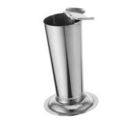 Balacoo Stainless Steel Tweezers Holder Jar Compact Sterilization Container for Salon Barber Tattoo Cotton Ball Gauze Storage Organizer