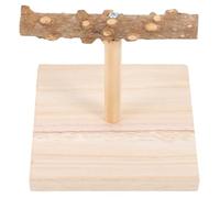 Balacoo Stand with Natural Wood Material Training Wooden for Parrots and Birds Perch Bird Portable Playing and Training Perch Suitable for Parrot Play and Rest