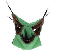 Balacoo Three-layer Lint Hamster Hammock Hanging Bed Firmness and Stability, Soft Pet Sleeping Hammock for Home and Pet Shop Use, Comfortable Green Hanging Nest for Hamsters