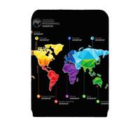 Balacoo Travel Suitcase Cover Protector with Two Side Zipper, Elastic Polyester and Spandex Material, Unique Design Luggage Protector for Airport and Holiday Travel, Protects Against Dirt