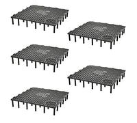 Balacoo Under Gravel Filter System Aquarium Bottom Sand Gravel Filter Filtration Plate Isolation Board 5Pcs for Aquarium Filter