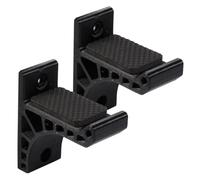 Balacoo Universal Recurve Rack Wall Mount Bracket Holder Stand with Strong Adhesive and Screw Fixing, Black for Storage and Display, 1 Pair