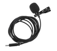 Balacoo Usb-c with 360 Degree Omnidirectional Pickup and Noise Reduction Lavalier Microphone for Phone Black Tpe and Iron Laval Clip Design for Conference and Interview Streaming