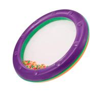 Balacoo Wave Bead Ocean Drum Hand Percussion Musical Instrument for Early Learning Plastic Sea Sound with Safe Smooth Edges and Crisp Clear Rhythm