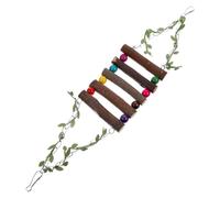 Balacoo Wear-resistant Fresh and Parrot Birds for Bird Swing Parrots Wooden with Simple Style Sturdy Accessory for Fun and Joyful Atmosphere Home