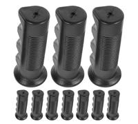 Balacoo Wheelchair Handgrip Replacement 6Pcs Rubber Covers 18Mm Diameter for Cart and Stroller Handles Sturdy Anti-Slip Grip for Outdoor Use