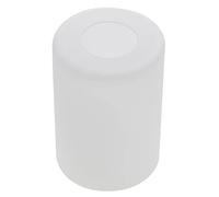 Balacoo White Glass Lampshade E27 Table Lamp Cover Straight Cylinder Lampshade Glass Fixture Replacement Globe for Floor Wall Lamp