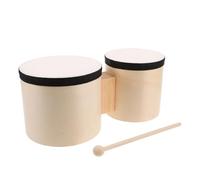 Balacoo Wooden Bongos Hand Drum Percussion Instruments for Beginners Music Education Performances Dance Practice