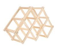 Balacoo Wooden Hamster Climbing Ladder Interactive with Multiple Openings for Hamster and Rat Cage Accessories in Khaki Colour Play and Exercise