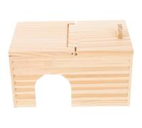 Balacoo Wooden Hamster House for Small Pets Comfortable Pet Hamster Nest Suitable for Sleep and Rest Sturdy Wood Material for Year-round Use