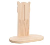Balacoo Wooden Hamster Wheel Base Stand for Hamster Running Wheel Supporting Low Noise and Safe Exercise Holder for Small Pets