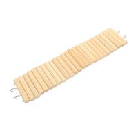 Balacoo Wooden Ladder for Physical Activity and Climbing Multipurpose Wooden Fence Hamster Natural Wood Material with Khaki Finish, Suitable for Small Pets in Pet Cage Environment