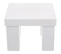 Balacoo Wooden Mini Stool for Photography with Portable Design White Wooden Stool for Creating a Warm Atmosphere Unique and Practical for Newborn and Photo Sessions