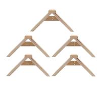 Balacoo Wooden Pigeon Perch 5Pcs Solid Wood Roosting Bars for Bird Playground and Pet Supplies