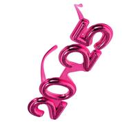 Balacoo Year Party Eyewear Bright Glasses Rose Red Funny Dancing Eyewear for Festival Photo Props and Celebration Supplies