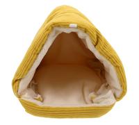Balacoo Yellow Cotton Bird Nest Hammock Bed for Parakeet and Conure with Cave Shape, Adds Warmth and Promotes Better Sleep Quality, for Bird Cages and Home Use