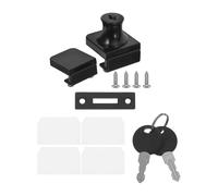 Balacoo Zinc Alloy Display Case Lock with 2 Keys for 5-8mm Glass Doors Single Door Lock Reliable Protection for Retail and Showroom Environments