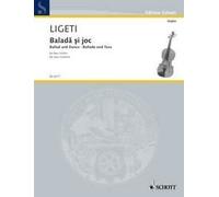 Balada si joc György Ligeti Book [Softcover] Violin Duet Schott Music
