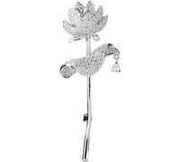 BALAFO Brooch,Corsage,Pearl Brooch,Brooch Beautiful Female Pins Package Temperament Lotus Brooch Brooches