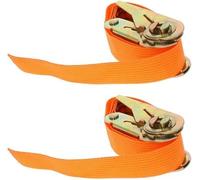 BALAFO Cargo Straps,Tie Down Strap,Ratchet Straps,0.8M x 25mm Ratchet Tie Down Strap Cargo Lashing Straps Up to 250Kg, Red 1Pcs (Color : Red) (Color : Orange)