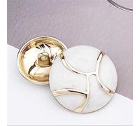 BALAFO Tack Buttons,Shirt Buttons,Metal Buttons,Clothes Button for Coat Buttons Embellishments for Clothing Sewing Accessories Women Blouse Buttons Blue,25mm 10pcs (Color : White, Size : 25mm 10pcs)