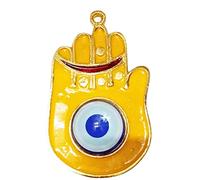 Balaji Traders - Hand - Nazar Dosh Nivaran Yantra - For Pooja-Meditation vastu yantra business yantra office yantra health and Wealth Yantra success Yantra Nazar battu Evil Eye Navgrah Yantra (8×4 CM)