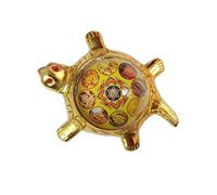 Balaji Traders- Tortoise -Shree Shri Baglamukhi Yantra - for Pooja-Meditation-Home-Decor-Office Yantra vastu Yantra Business Yantra Office Yantra Success Yantra Pack of 1 (4×2 CM) Multicolour