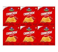 Balaji Wafer Tomato Twist 135gm (Pack of 6) | Crispy & Tangy Tomato-Flavoured Potato Chips | Fresh & Hygienically Packed Snack | Perfect for Tea-Time, Parties, and Munching | 100% Vegetarian