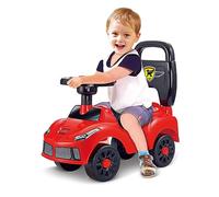 Balakaka 2025 Upgrade Kids Ride On Car with Steering Wheel 21.5×50×33 cm, Foot to Floor Slider Toddler Car with Working Horn, Ride on Toys for 1-3 Year Old Boys Girls,Mysterious Red