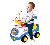 Balakaka 2025 Upgrade Ride On Car with Under Seat Storage, First Steps Toddler Walker Buggy Car with Light and Sound, Colourful Push Car Foot to Floor for Toddler Aged 18-36 Months Blue
