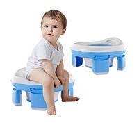 Balakaka Children's Toilet Potty Training Easy to Clean Design Potty Training Toilet Seat for Boys and Girls Potty Potty Training Toilet for Toddlers Portable Potty for Toddlers Blue