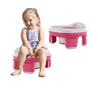 Balakaka Children's Toilet Potty Training Easy to Clean Design Potty Training Toilet Seat for Boys and Girls Potty Potty Training Toilet for Toddlers Portable Potty for Toddlers Pink