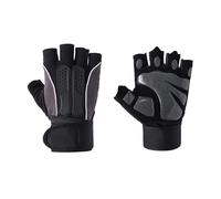 Balakaka Cycling Gloves Half Finger, Gel Padded Protection Breathable Anti-Slip Shock Absorption, Biking Gloves for Mountain Bike Road Bicycle Mountaineering Camping, Black