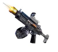 Balakaka Electric Water Gun with 270ml Built-in Tank, Light-Up Sight & Targeting Scope, Automatic Continuous Water Blaster Up to 26FT, Summer Toy for Outdoor Pool Beach Battles, Black