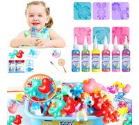 Balakaka Magic Water Elf Kit with 6 Colored Gel, 3D DIY Colorful Sea Creature Toys for Children with Mold, Water Bead Sensory Aqua Fairy Toys Creative Educational Toys for Kid 3+