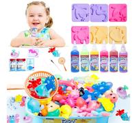 Balakaka Magic Water Elf Kit with 6 Colored Gel, 3D DIY Colorful Sea Creature Toys for Children with Mold, Water Bead Sensory Aqua Fairy Toys Creative Educational Toys for Kid 3+