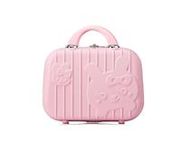 Balakaka Makeup Travel Case Lightweight Waterproof, Hard Shell Cosmetic Organizer Bag with Soft Handle,Beauty Case Box for Skin Care, Handbag Vanity Cosmetic Case Portable Mini Carrying Suitcase