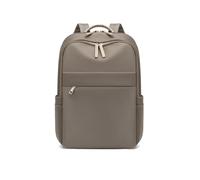 Balakaka Nylon Laptop Backpack for Women, 28 * 14 * 39cm Travel Business Backpack with Computer Compartment, Fits Over Suitcase Luggage Bag, Khaki
