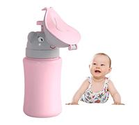 Balakaka Portable Potty Emergency Urinal Toilet Portable Baby Child Kids Travel Potty Children's Urinal Bottle Emergency Potty Bottles for Car Automobile Travel Camping Pink