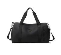 Balakaka Sport Gym Bag for Women Men, Sports Duffle Bag with Shoes Compartment and Wet Pocket, Large Capacity Travel Duffel Bag for Business and Fitness, Wild Black