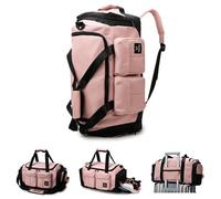 Balakaka Travel Duffle Bag 35L with Adjustable Shoulder Strap, 6 in 1 Sports Bag with Wet Pocket & Shoe Compartment, Portable Waterproof Weekender Tote Bag for Vacation Shopping Sport