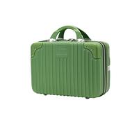 Balakaka Vanity Case 32 * 15 * 23cm, 11L Beauty case with Elastic Band and Zipper, Portable Waterproof ABS Suitcase Hard Shell Makeup Case for Women Girl, Fruit Green