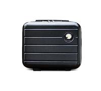 Balakaka Vanity Cases 16 inches Large Capacity, Portable Waterproof ABS Hard Shell Beauty Case 34 * 15 * 25cm, 12.75L Makeup Case with Zipper and Handle, Black