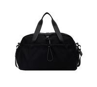 Balakaka Weekend Travel Bag with Smooth Zipper 40 * 21 * 30cm, Sports Duffle Bag with Shoes Compartment Wet Pocket, Large Capacity Women Men Gym Bag for Swimming, Black