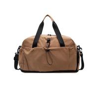 Balakaka Weekend Travel Bag with Smooth Zipper 40 * 21 * 30cm, Sports Duffle Bag with Shoes Compartment Wet Pocket, Large Capacity Women Men Gym Bag for Swimming, Khaki