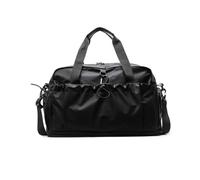 Balakaka Womens Mens Sports Gym Bag with Handle 28L, Weekend Travel Bag with Shoes Compartment Wet Pocket, Multi-Function Duffle Bag for Travel Overnight, Black