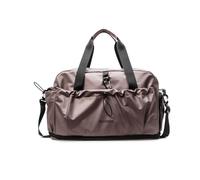 Balakaka Womens Mens Sports Gym Bag with Handle 28L, Weekend Travel Bag with Shoes Compartment Wet Pocket, Multi-Function Duffle Bag for Travel Overnight, Champagne