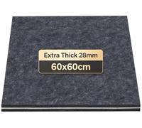 Balama High Quality Anti-Vibration Mat 2.8 cm Thick 60 x 60 cm, 5 Layers and Foam Structure, Better Shock Absorption and Noise Absorption for Washing Machine and